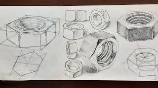 Step by Step Guide to Creating Metal Texture with Pencil