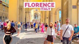 FLORENCE  - SUMMER WALK - 4K 60fps HDR Walking Tour