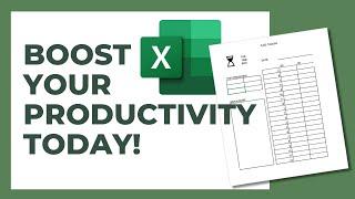 Beginner's Guide to Time Boxing in Excel: Get More Done!