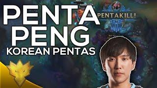 Penta Peng - CLG Doublelift's Korean Solo Queue Pentakills