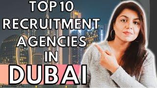 TOP 10 RECRUITMENT AGENCIES TO GET JOB IN DUBAI || Websites for job seekers || Erum Zeeshan