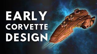 Stellaris Early Corvette Design & Pre-Contact Wars