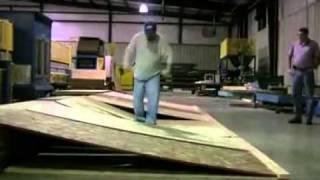 AdvanTech vs. Competitor OSB   Plywood Strength Test - Glenbrook U