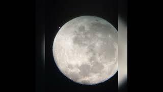 The Moon through my telescope (not edited) Raw video