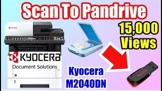 Scan To Pan Drive Kyocera M2040DN And M2540DN