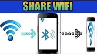 How to share WiFi connection between two phones by Bluetooth | WiFi kaisy share kary? | techEavor