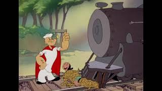 Popeye versus Super-Bluto (Popeye the Sailor Man - "She-Sick Sailors")