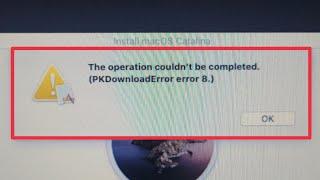 How To Fix The Operation Couldn't be Completed (PkDownloadError  error 8.) In MacBook Pro & Air