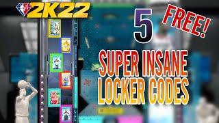 *5* SUPER INSANE LOCKER CODES IN NBA 2K22