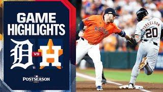 Tigers vs. Astros AL Wild Card Game 2 Highlights (10/2/24) | MLB Highlights