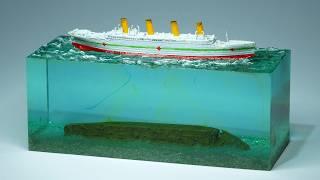 Create Your Own Stunning Britannic Shipwreck Diorama Underwater - Diy Tutorial!