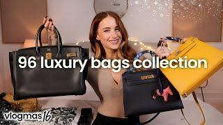 HUGE LUXURY BAG COLLECTION 2024 | VLOGMAS WITH VICTORIA