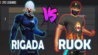 RUOK FF VS RIGADA | ONLY DESERT EAGLE HEADSHOT ROOM