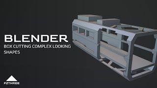 Blender - Boxcutting Complex Looking Shapes