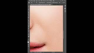 how to add skin texture on smooth skin in photoshop | #shorts