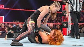 RAW 3.4.19 - Becky Lynch, Ronda Rousey, Charlotte Flair and Stephanie McMahon Segment