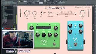 DxnnyFxntom Making Guitar Loops Live