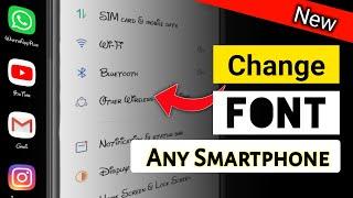 How to Change Font Style in Any Android Device | Front Style | Font | new front style kaise lagaye