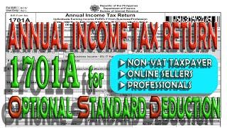 1701A for OPTIONAL STANDARD DEDUCTION (OSD)