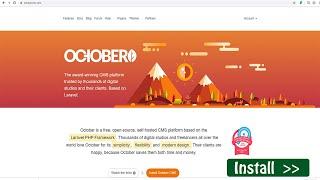 October CMS Documentation | October CMS Install Part-1