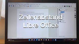 Zeilenabstand Libre Office ändern, Text bearbeiten Abstand