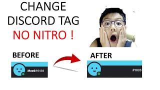 How to change your discord tag without nitro ! (Pt.1)