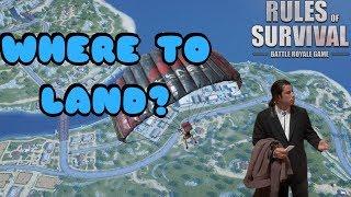 Rules of Survival - Where To Land, Where To Loot, and What To Loot