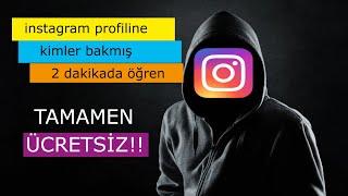 instagram profiline bakanlar | ÜCRETSİZ