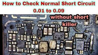 How to check normal short circuit without short killer || STVI