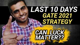 LAST 10 DAYS GATE 2021 WINNING strategy #gate2021 #gateexam #strategy