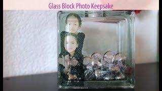 Glass Block Photo Keepsake