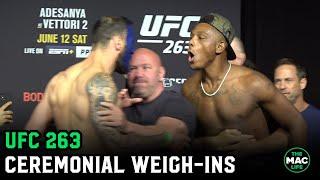 UFC 263 Ceremonial Weigh-Ins and Final Face Offs