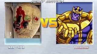 mugen scp 173 vs thanos