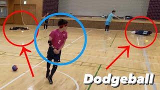 Insane dodgeball skills!! #Dodgeball in Japan!!
