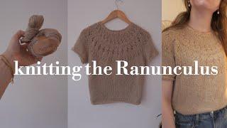 The Ranunculus knit: Honestly, Why did I wait so long to cast on?! ️