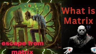 what is matrix. escape from matrix. #viralvideo @Dackita