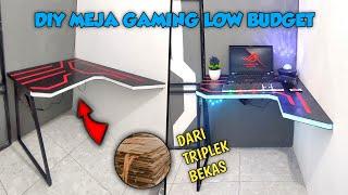 DIY MEJA GAMING / Cara bikin meja gaming low budget sendiri
