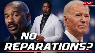Steve Harvey Says Black Americans Aren't Getting Reparations If We Don't Vote For Biden/Harris