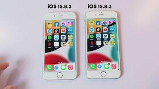 iOS 15.8.3 Vs iOS 15.8.2 on iPhone 6s SPEED TEST