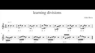 learning divisions for recorder   (lesson 1)