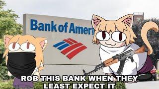 Neco arc robs a bank