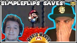 Shoutouts To SimpleFlips! 100 Man Super Expert Super Mario Maker