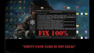 How to Fix "Empty path name is not legal" error on frosty editor (FIFA19)