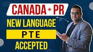 IRCC starts accepting PTE scores for Canada PR New Language Requirements - Canada Immigration News