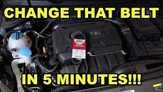 2012-2015 VW Passat 1.8T Serpentine Belt Change