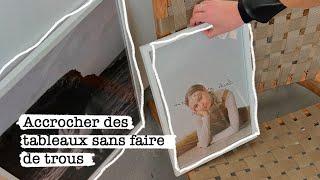  Astuces pour accrocher un tableau sans faire de trous