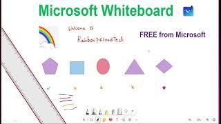 Microsoft Whiteboard FREE For Online Classes & Meetings