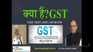 GOODS & SERVICE TAX. KNOW IN 7 MINUTES..