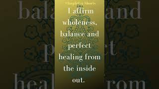 Wholeness | Balance | Healing (micro guided meditation #affirmations