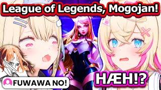 Mococo was left speechless & went HAEH upon hearing Fuwawa's strong opinions on LoL 【Hololive】